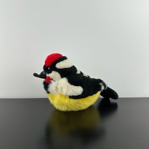 Wild Republic K&M Audubon Yellow-Bellied Sapsucker Bird 7” Plush Sound Works!